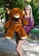 Мягкая игрушка BigMishki плюшевый мишка Томми 100 см коричневый - изображение 2