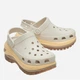 Chodaki damskie na wysokiej platformie Crocs Classic Mega Crush 207988-0LM 39-40 (M7/W9) Szare - obraz 2