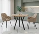 Комплект ножек для стола из металла 730 мм 3 шт Loft Черный - изображение 2