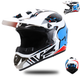Мотошлем кроссовый FOX V2 Series - White/Blue/Red (Размер XL) - изображение 1