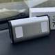 Автовизитка парковочная с номером телефона под лобовое стекло с цифрами светящимися в темноте от солнечной панели (серебристая) - изображение 7
