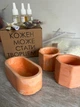 Подарунковий набір для створеня 3х свічок помаранчевий Hand Made - зображення 2