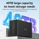 Зовнішня кишеня Blueendless DB3502F Метал USB 3.0/2 для HDD 3.5" Dark Grey - зображення 2
