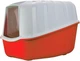 Туалет-бокс для котів з вугільним фільтром та лопаткою MPS KOMODA RED 54*39*40 см (червоний) - зображення 1