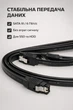 Кабелі SATA 3.0 із засувками, комплект 2 шт: прямий + кутовий, чорні - зображення 3