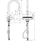 Змішувач Hansgrohe Aquno Select M81 , 22 см, хром (73837000) - зображення 6