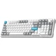 Клавиатура GamePro Asgard Drakkar Keychron Super Red Switch Wireless/Bluetooth/USB UA White (MK305WH) - изображение 2
