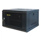 Шафа настінна GEAR 6U 19" 600x450x350 мм, + полка 19", black (GWMSN-6U-600-450) - изображение 1