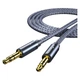 Кабель мультимедийный 3.5mm M to 3.5mm M 5.0m gray Essager (EYP35-DYD0G) - изображение 1