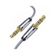 Кабель мультимедийный 3.5mm M to 3.5mm M 5.0m gray Essager (EYP35-DYD0G) - изображение 3