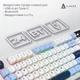 Клавиатура Ajazz AF98 Plus Wireless/Bluetooth/USB UA White/Blue (AF98-PLUS-GB) - изображение 7