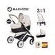 Коляска для ляльок Smoby Maxi-Cosi 3 в 1. Айворі зі знімною люлькою, 55 x 39 x 64 см, 3+ (7600253122) - зображення 7