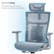 Офісне крісло OfficePro Balance OC620-G-DG-DG (OC620-G-DG-DG) - зображення 4