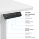 Комп'ютерний стіл OfficePro ODE1880W White (ODE1880W) - зображення 6