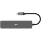 Порт-репликатор Silicon Power Docking Station USB-C 7-in-1 Boost SU20 Silver Aluminum (SPU3C07DOCSU200G) - изображение 1