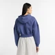 Жіноче синє худі New Balance Crop FT Full Zip 36 (S) (WJ51506DRE) - зображення 2
