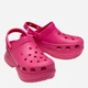 Женские кроксы Crocs Classic Bae Clog 206302-6ZQ 37-38 (M5/W7) Ярко-розовые (198445101908) - изображение 2