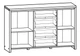 Комод БРВ Кристина KOM 2D4S (B) белый - изображение 6