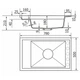 Мойка кухонная GRANADO Optimal Artes grafito (+ змішувач Badalona LUX inox + дозатор Redondo inox + коши (ksg1209) - изображение 10
