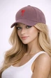 Молодежная кепка с вышивкой Ами (Ami) One-size 54-57см Мокко - изображение 1
