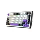 Клавіатура Hator Hellyberry HK75 Mechanical Linear RGB USB UA White/Violet (HK75) - зображення 7