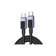 Дата кабель USB-C to USB-C 3.0m 100W L512 gray Ugreen (45065) - зображення 1