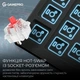 Клавіатура GamePro Asgard Drakkar Keychron Super Red Switch Wireless/Bluetooth/USB UA Black (MK305BK) - зображення 7