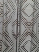 Штора жакардова Umbra 150×270 см 1шт, сіра з геометричною вишивкою для спальні та вітальні - зображення 4