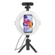 Набор блогера Hama Smartphone Tripod Smart-80 V2, 9.5cм, Bluetooth, LED ring (00004657) - изображение 7