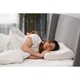 Подушка Ardesto ортопедична Sleepwell хвиля, піна меморі, 60х40х11/9см білий (ART6040COP) - зображення 2
