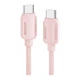 Дата кабель USB-C to USB-C 1.0m 100W pink Essager (EXCTT1-WL04-P) - изображение 1