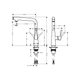Смеситель Hansgrohe Metris Select, виилв 248 мм, хром (14847000) - изображение 2