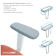 Офисное кресло OfficePro Balance OC550-W-DG-OR (OC550-W-DG-OR) - изображение 6