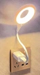 USB лампа фонарь 16 LED 20 см вращающийся кабель, ночник с голосовым управлением (Китайские слова) Белый - изображение 4