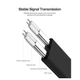 Кабель для передачі даних SATA 3 Data Cable 0.5m 90° corner US217 Black Ugreen (30797) - зображення 6