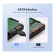 Кабель для передачі даних SATA 3 Data Cable 0.5m 90° corner US217 Black Ugreen (30797) - зображення 7