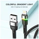 Дата кабель USB 2.0 AM to Lightning 2.0m 2.4A LED black Essager (EXCL-XCDA01) - изображение 4