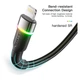 Дата кабель USB 2.0 AM to Lightning 2.0m 2.4A LED black Essager (EXCL-XCDA01) - изображение 9