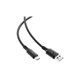 Дата кабель USB 2.0 AM to USB-C 1.2m 3A 60W silicone black Acefast (6974316284178) - изображение 2