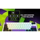 Клавіатура Hator Hellyberry HK60 Mechanical Linear RGB Wireless/Bluetooth/USB UA White/Violet (HK60_wireless) - зображення 6