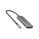 Концентратор J5create USB-C 5-in-1 2xUSB 3.2 10Gbps + 2xUSB-C 10Gbps PD 100W + HDMI 8K gray (JCH453-N) - зображення 1