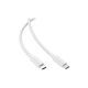 Дата кабель USB-C to USB-C 1.2m 3A white Acefast (6974316284253) - изображение 5