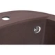 Мойка кухонная GRANADO RONDA marron з сифоном (470490mm.) (gr2206) - изображение 6