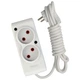 Сетевой удлинитель TECCO 3м 2 поста white (8681277841118) - изображение 1