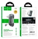 FM-трансмиттер Hoco E73 Pro Journey AUX BT серый для автомобиля с Mini Jack 3.5mm - изображение 2