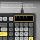 Клавиатура Ajazz AF98 USB UA Black/Grey/Yellow (AF98-BGY) - изображение 10