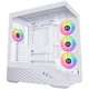 Корпус для ПК Lian Li V100R case with pre-installed four 120mm RGB PWM fan, White (G99.V100RW.01) - зображення 1