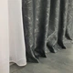 Шторы лляные "битое стекло" ALBO темно-серые 150×270 см, комплект 2 шт. (SH-M17-12) - изображение 4