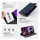 Чехол-книжка для Xiaomi Redmi Note 15 Pro 4G, OneFold Case, Синий, из экокожи (PU) и TPU, с магнитом, с подставкой и отделением для карт, трансформируемый в подставку, противоударный, защита всего корпуса, ArmorStandart (ARM89986) - изображение 4