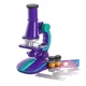 Детский микроскоп Limo Toy SK 0006(Violet) свет, 19,5 см, 2 пробирки, стекло - изображение 2